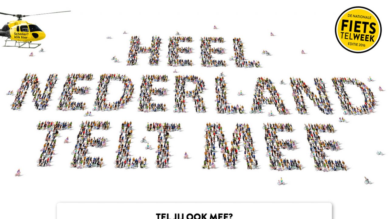 Fiets Telweek campagnewebsite